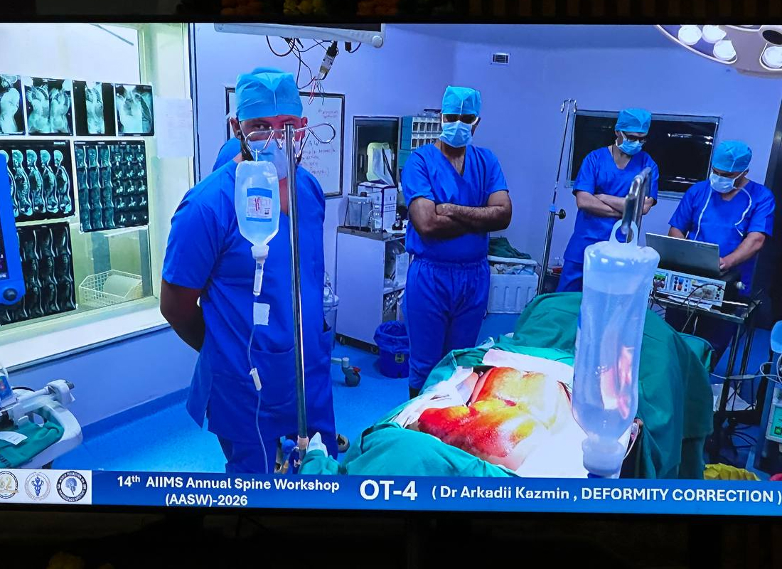 ЦИТО в конференции AIIMS Spine Workshopв в Нью-Дели 